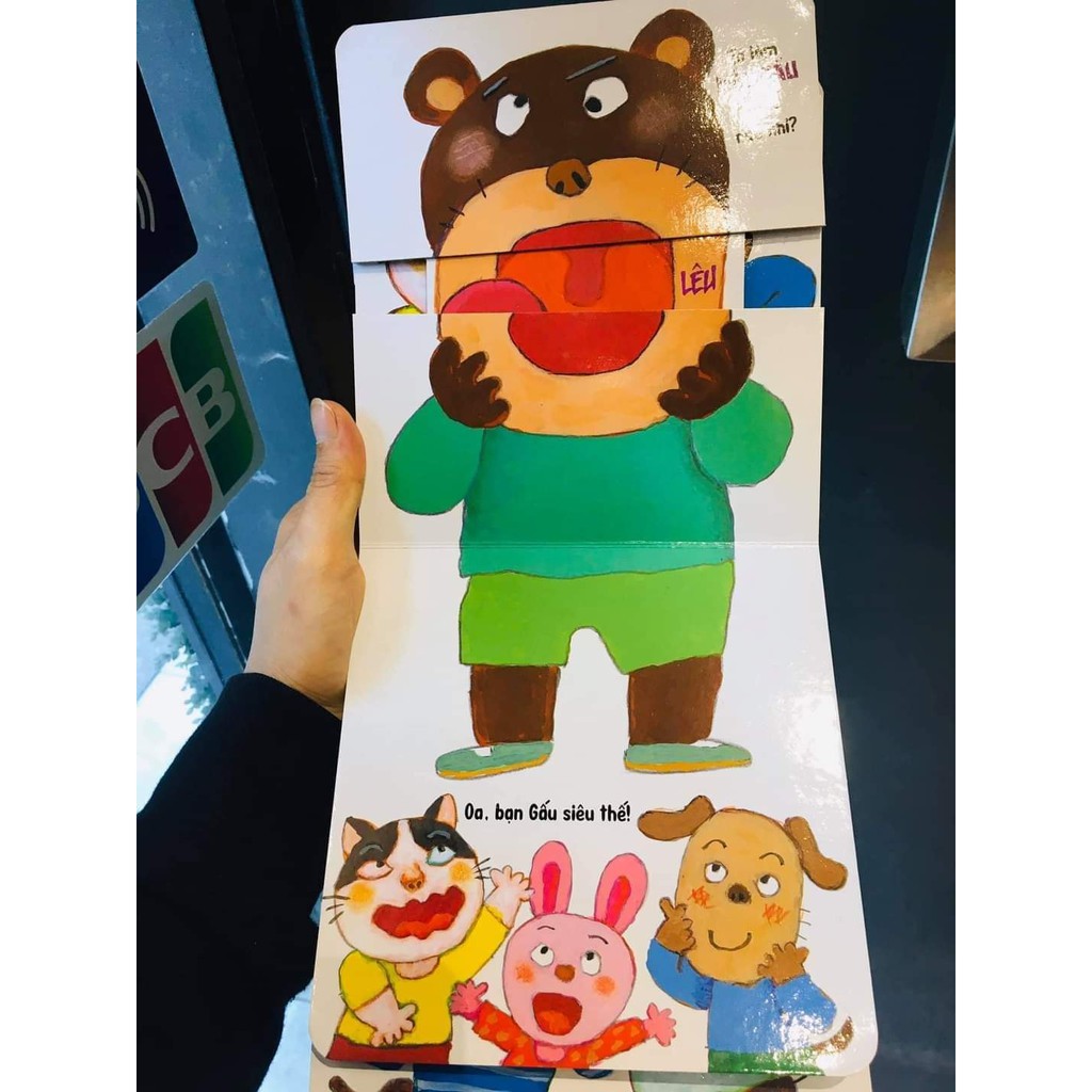 Sách Ehon Tương Tác: Lêu Lêu Mặt Xấu- Ai Đấy Nhỉ?- Nhà Của Ai Thế Nhỉ?- Món Gì Ngon Thế Nhỉ? - lớn lên trông mình như th | BigBuy360 - bigbuy360.vn