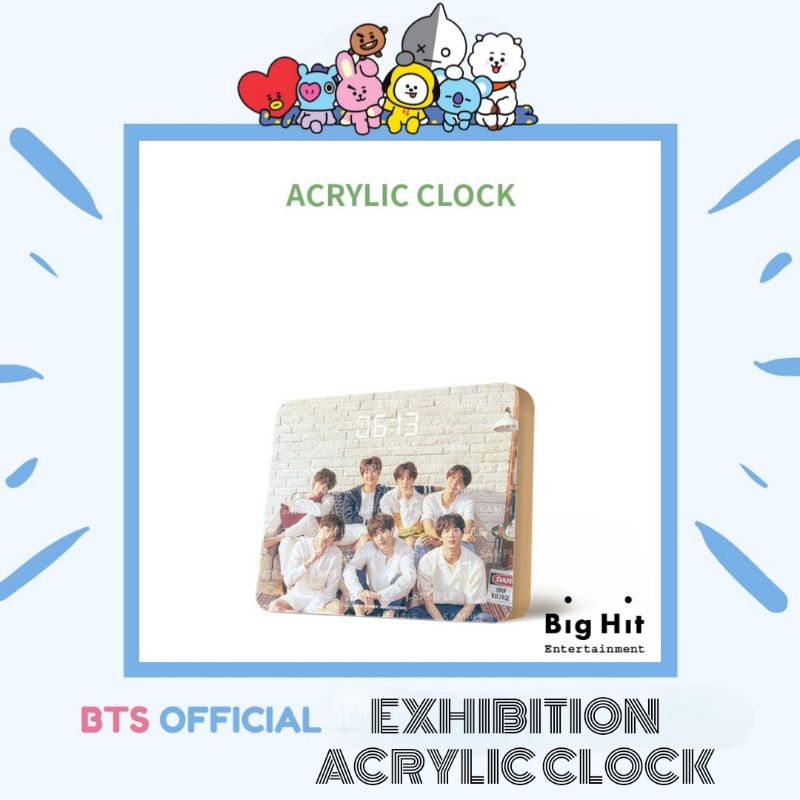 BTS EXHIBITION CLOCK-  ĐỒNG HỒ BTS (acylic clock)