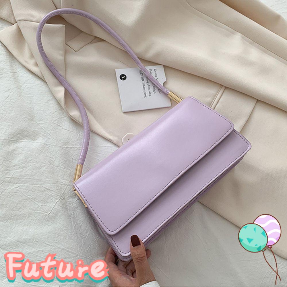 Túi Đeo Vai Nắp Gập Kiểu Dáng Đơn Giản Nhỏ Gọn