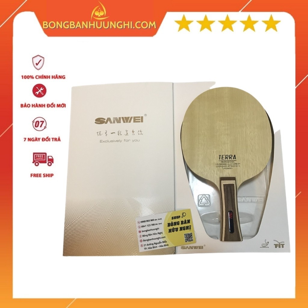 CỐT VỢT BÓNG BÀN SANWEI TERRA