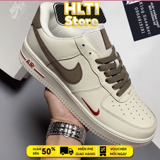 Giày sneaker nam nữ 𝐀𝐢𝐫 𝐅𝐨𝐫𝐜𝐞 𝟏 - giày 𝐀𝐅𝟏 vệt nâu siêu cấp