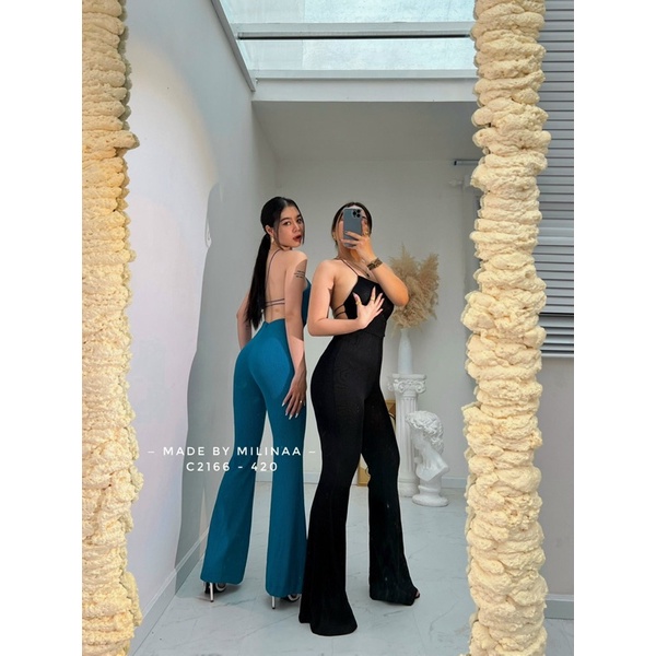 JUMSUIT ÔM BODY DÁNG DÀI C2166