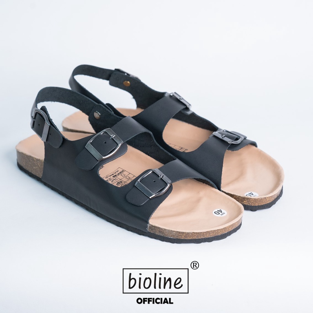 DK02 - Dép Đế Trấu BIOLINE Official Hai Quai Ngang Lót Pu Kem Chống Nước