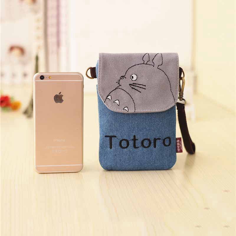 Túi đeo chéo mini hình Totoro xinh xắn dành cho nữ