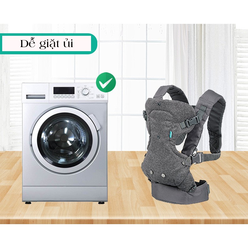Địu em bé 4 tư thế - Địu Infantino Flip 4-in-1 Convertible Carrier dùng cho bé từ 3.6 – 14.5kg Mỹ