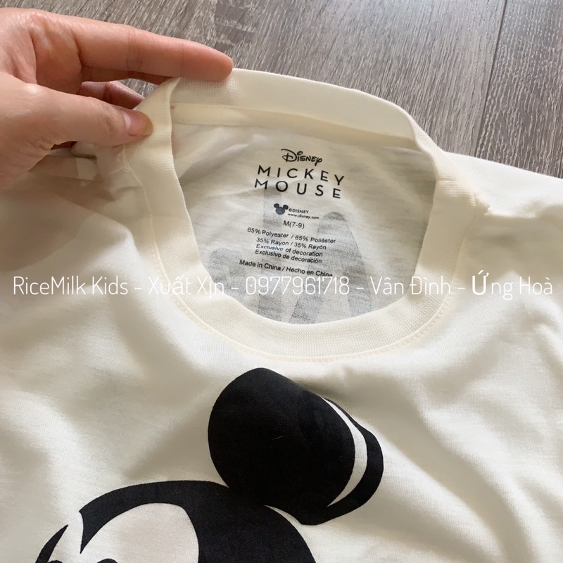 Áo phông hè nữ hình mickey xuất dư xịn