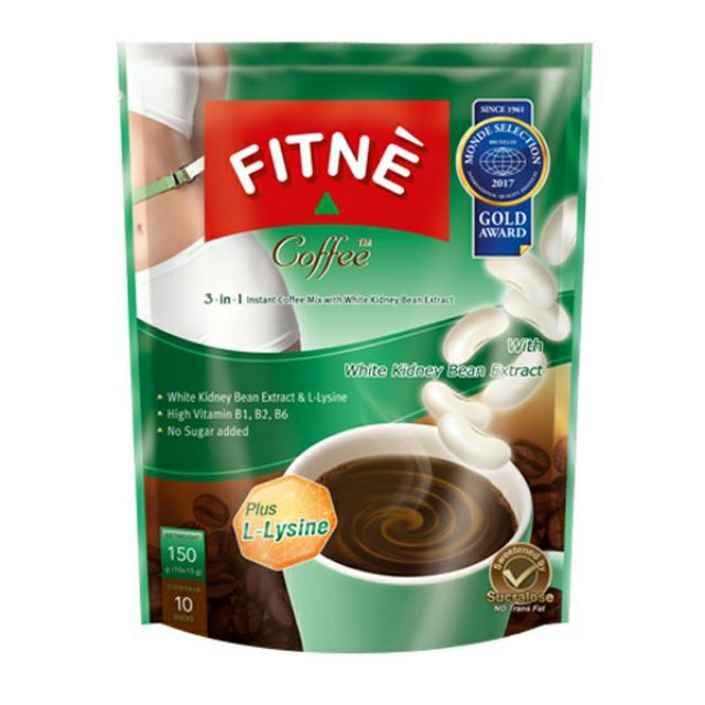 Cà phê Fitne chiết xuất đậu trắng