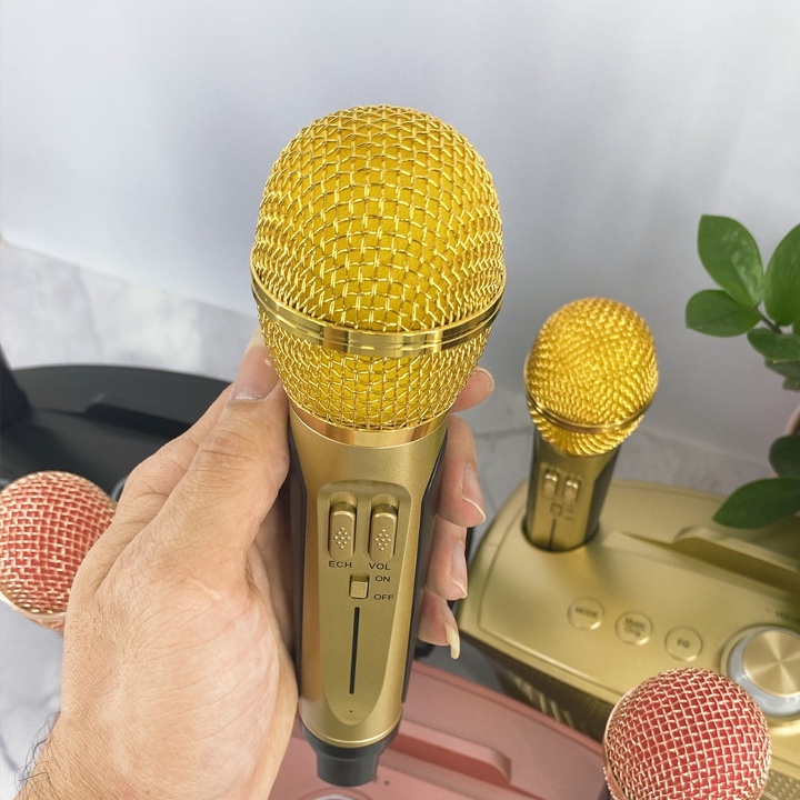 [Mã ELHACE giảm 4% đơn 300K] Loa Bluetooth SD-306 Không dây - loa karaoke mini tặng kèm 2 mic bluetooth - BH 6 THÁNG