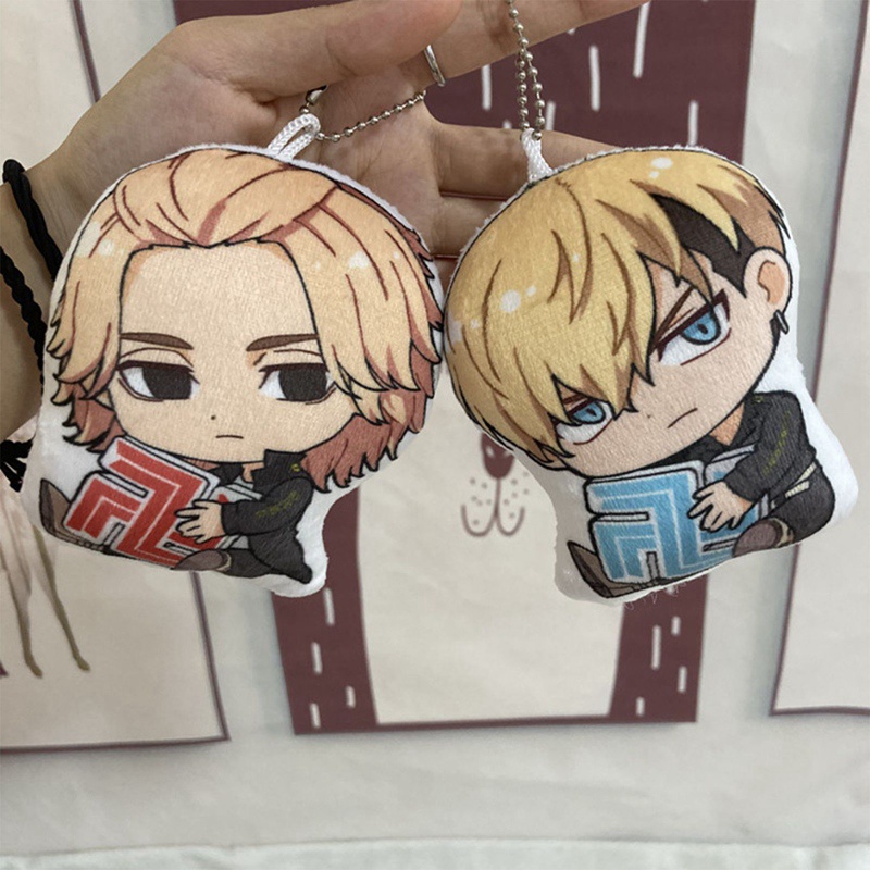 Tmdbyx Đồ chơi nhồi bông hình nhân vật Anime Tokyo Revengers cao cấp dễ thương 10cm