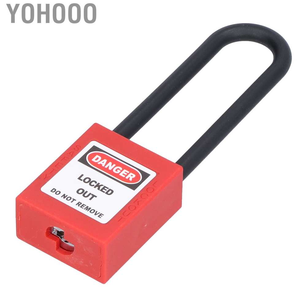 Yohooo Engineering Safety Padlock Insulation Nylon Beam Lockout Tag Out Lock With 2 Key