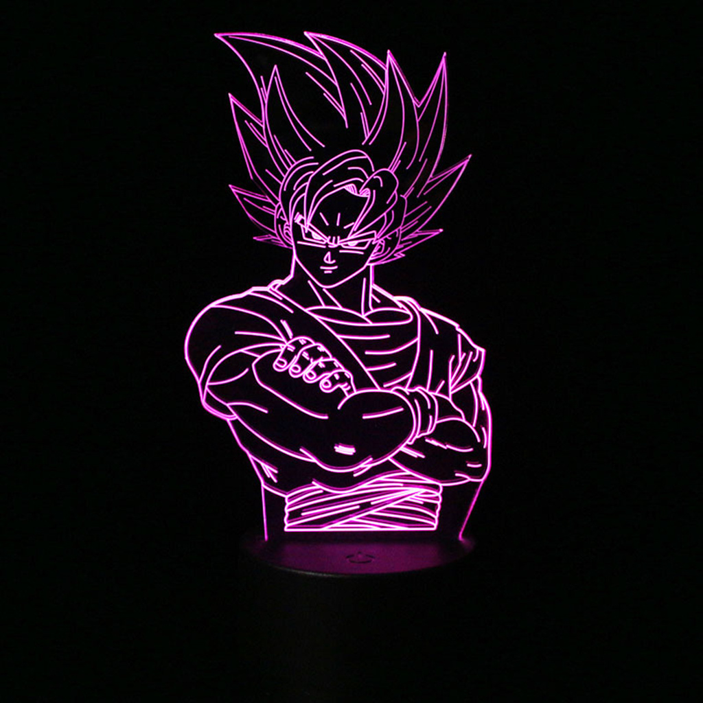 Đèn Led Để Bàn Hình Nhân Vật Son Goku Trong Phim Hoạt Hình Dragon Ball < Sunshine123