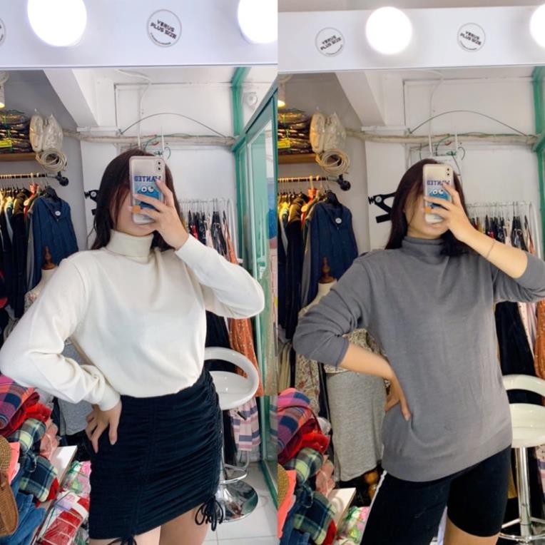 PLUSSIZE Áo len cổ lọ UNISEX BIGSIZE