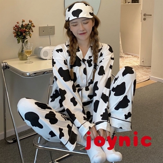 Bộ Đồ Ngủ Dài Tay Phong Cách Hàn Quốc Đáng Yêu Cho Nữ (M-2Xl)