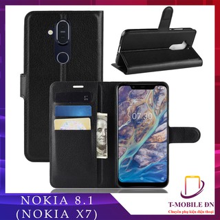 Bao da Nokia 8.1 cao cấp có nắp gập và chống xem video tiện lợi