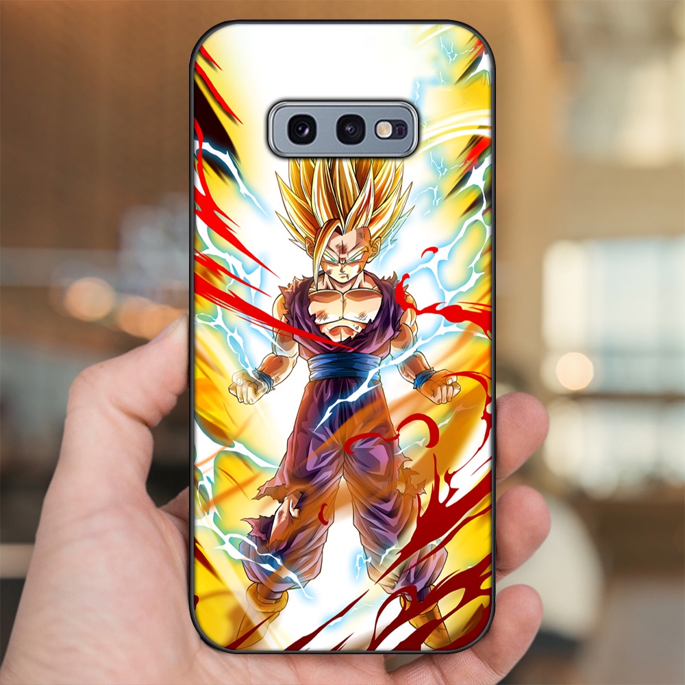 Ốp lưng Samsung S10e viền đen in hình Gohan Dragon Ball