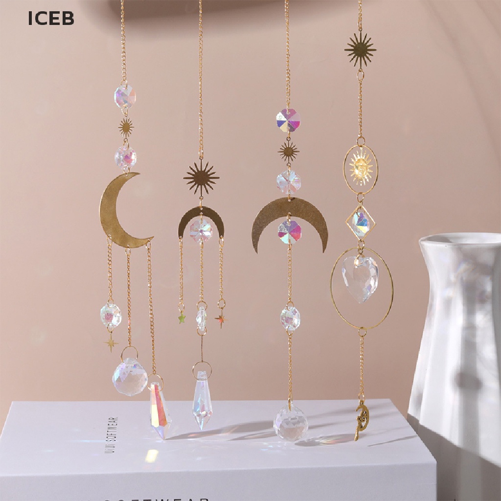 Lưới Bắt Giấc Mơ Màu Cầu Vồng Mặt Trăng Mặt Trời Diy