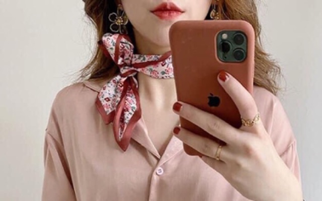 Khăn choàng cổ mini dễ thương ( Có ảnh thật) - Maben