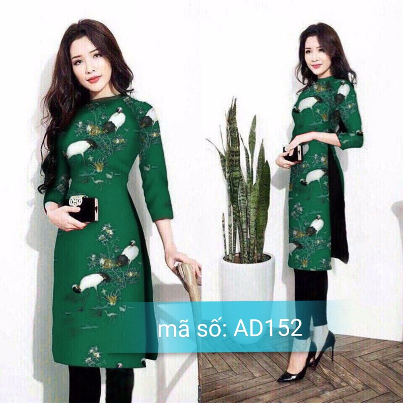 AD011 Có size lớn 4XL Áo Dài Cách Tân in 3D in 2 mặt