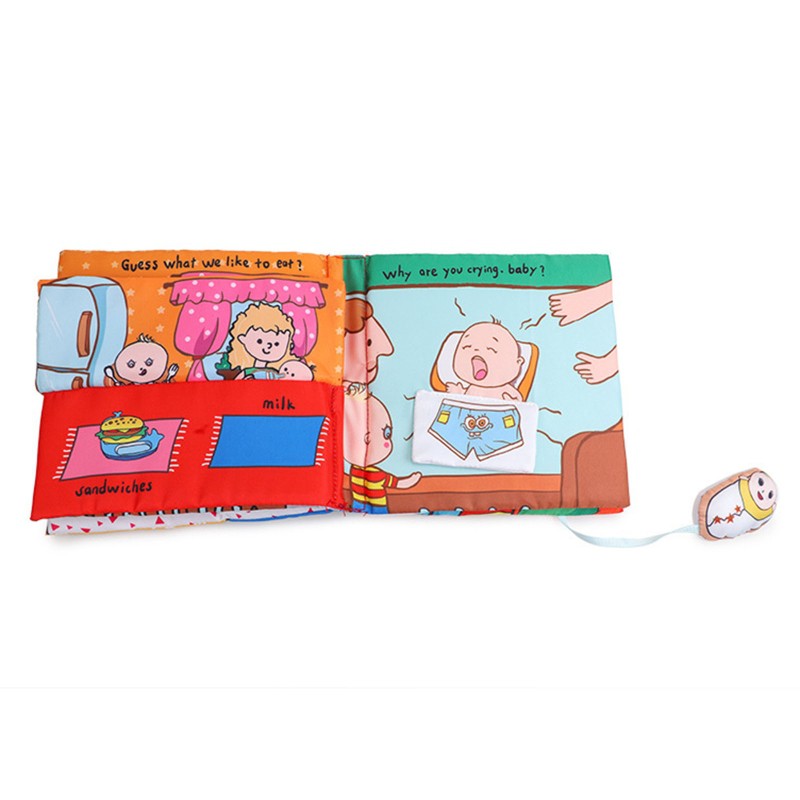 Sách vải 3D có thể giặt được cho bé