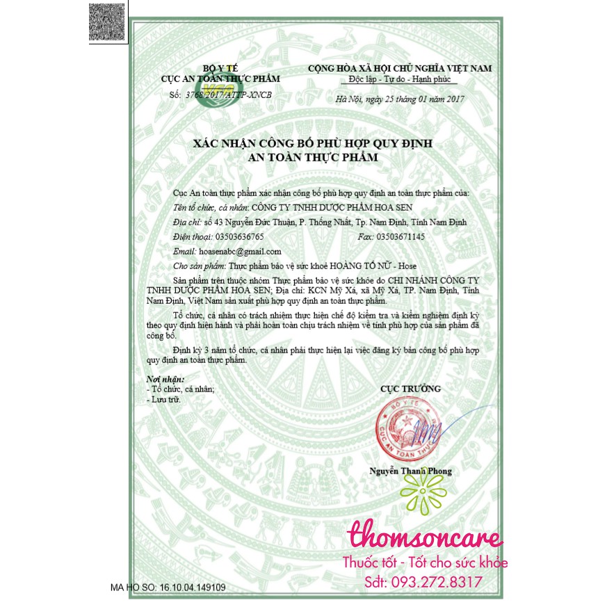 Hoàng Tố Nữ hỗ trợ bổ sung nội tiết tố nữ - Điều hòa phụ khoa ở nữ giới | BigBuy360 - bigbuy360.vn