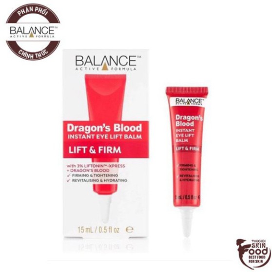 Kem Dưỡng Mắt "Máu Rồng" Balance Active Formula Dragons Blood Instant Eye Lift Balm 15ml B0