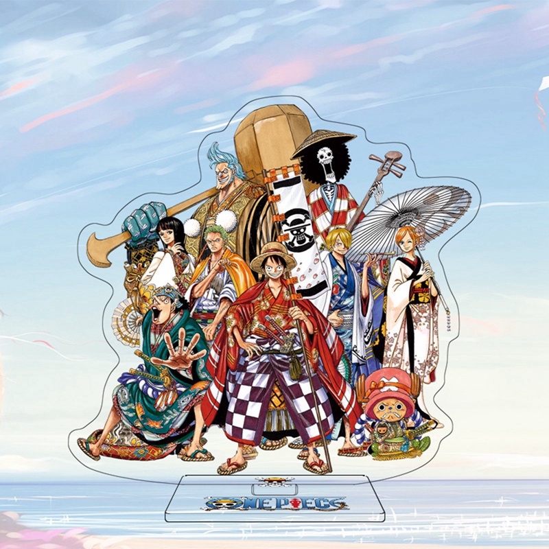 Giá Đỡ Bằng Acrylic Hình Nhân Vật Hoạt Hình One Piece Trang Trí Xe Hơi