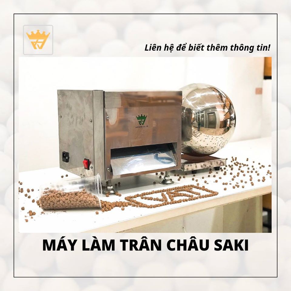 Máy Trân Châu Bán Tự Động Saki Làm 20kg Trân Châu 1 Giờ