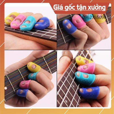 Ngón tay cao su chơi guitar- Bọc ngón tay giúp đỡ đau tay khi bấm hợp âm - NMH Music Phân Phối Chính Hãng