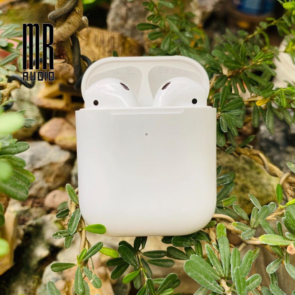 Tai nghe Bluetooth Airpod 2 bản cao cấp - Định vị - Đổi tên - Sạc không dây