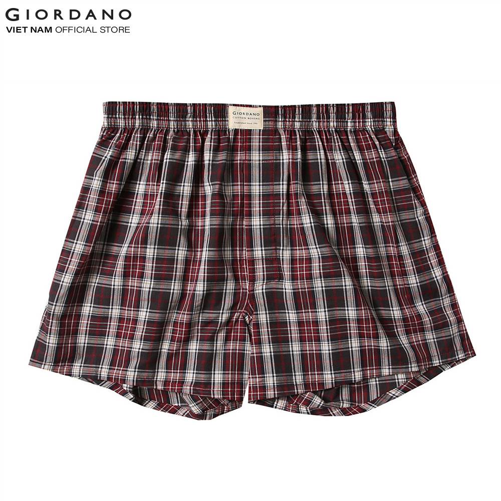 Bộ 3 Quần Lót Ngủ Nam Giordano Men's Cotton Boxers 01179139