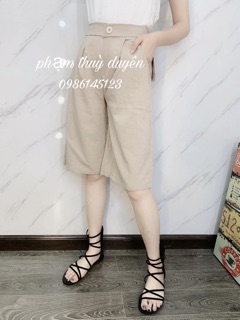 Quần Culottes Lỡ Chất Đũi Siêu Mát