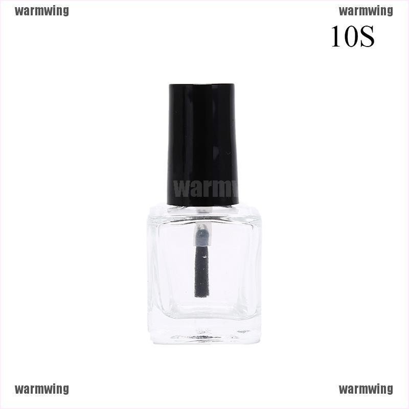 1 Lọ Thủy Tinh Rỗng Đựng Sơn Móng Tay 10 / 15ml Kính