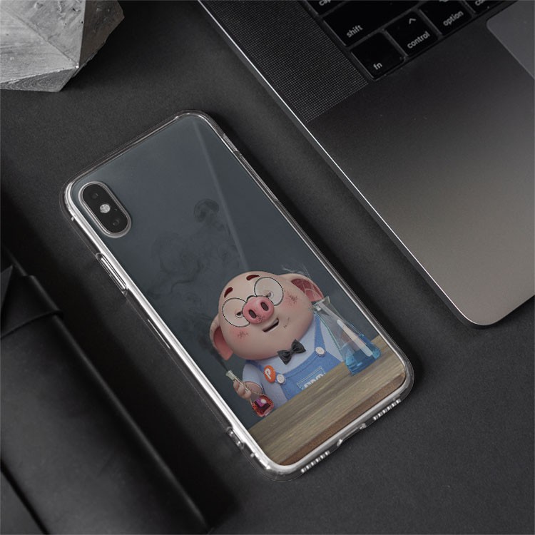 Ốp lưng con lợn giáo sư hóa học Iphone 7/7Plus/8/8Plus/X/Xs/Xs Max/11/11 Promax/12/12 Promax PIG20210023