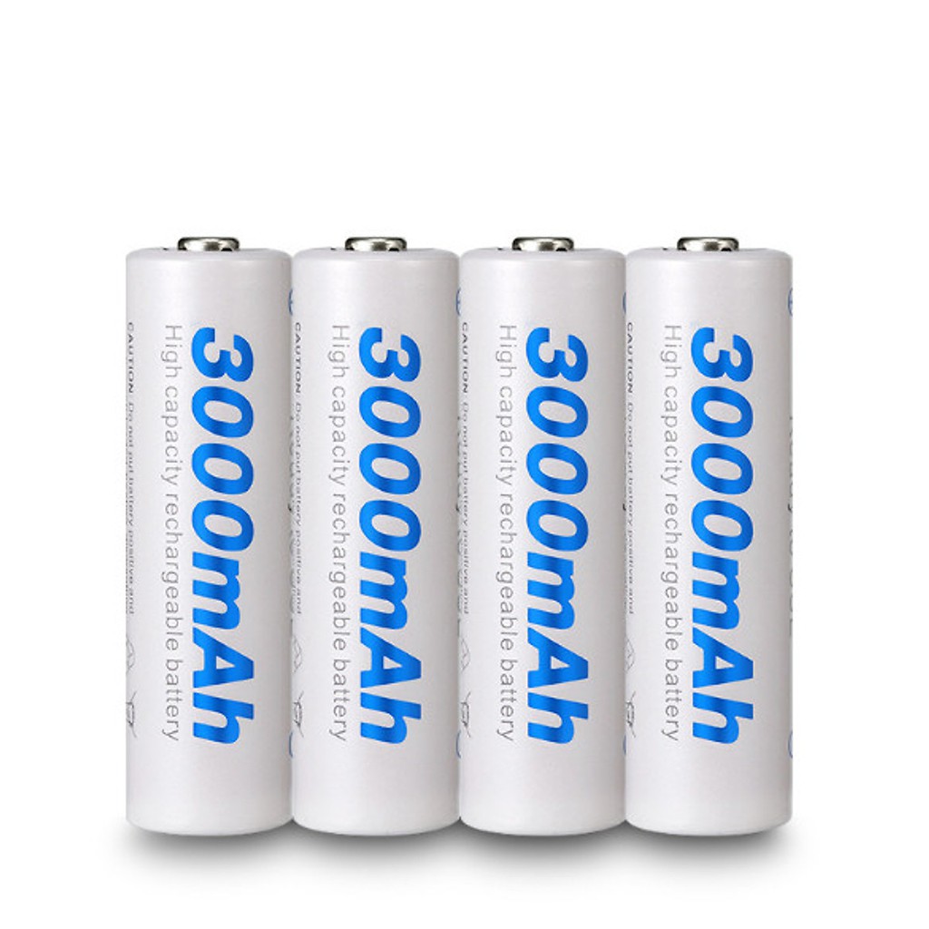 Combo 4 Pin sạc AA BESTON dung lượng lớn 3000 mAh