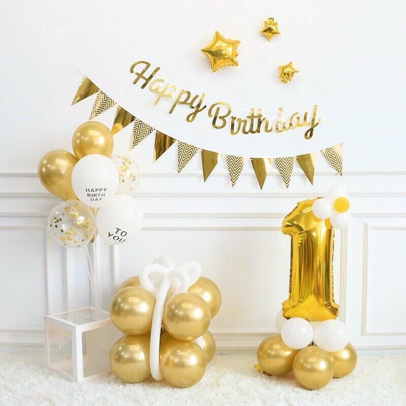 [Ảnh thật] Set trang trí sinh nhật lung linh HPBD (COMBO 149)