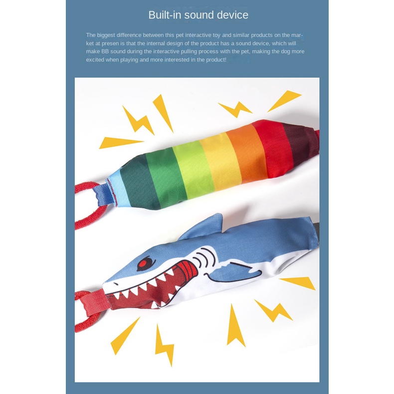 Sản Phẩm Mới Của Amazon Đồ Chơi Bóng cotton Có Âm Thanh Tương Tác Tương Tác Thú Cưng tug-war