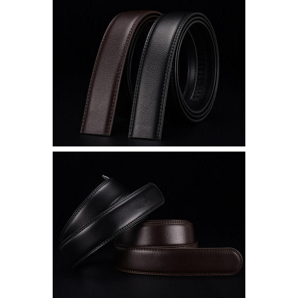 Mới Thắt Lưng Da pu Khóa Tự Động 3.5cm g158 Chất Lượng Cao Cho Nam