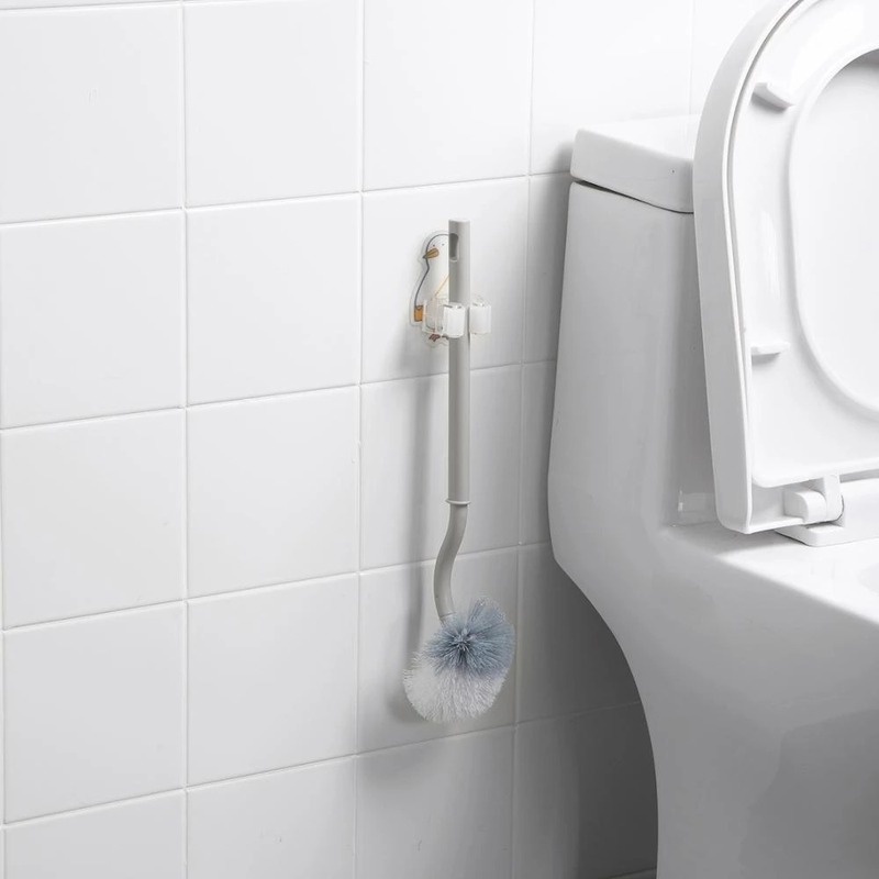 Móc Treo Cây Lau Nhà Bằng Nhựa 3 Kiểu Dáng Tự Dính Chống Trượt Họa Tiết Hoạt Hình Dễ Thương Cho Phòng Tắm