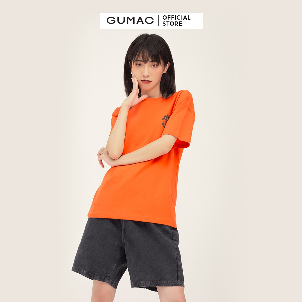 Áo thun nữ in hình GUMAC phong cách ulzzang năng động, trẻ trung ATB387 | BigBuy360 - bigbuy360.vn