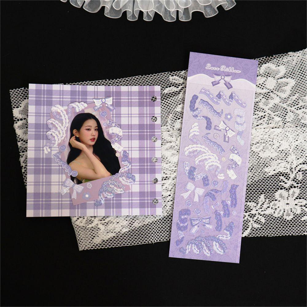 Sticker Dán Khung Ảnh DIY Họa Tiết Ren Để Trang Trí