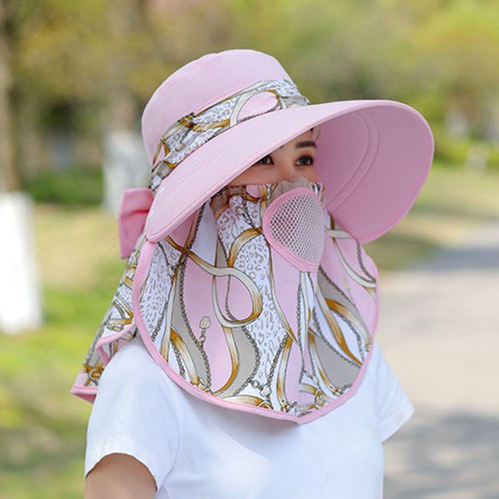 Mũ Tai Bèo Polyester In Hoa Chống Tia UV Thời Trang Mùa Hè Sự Bảo Vệ