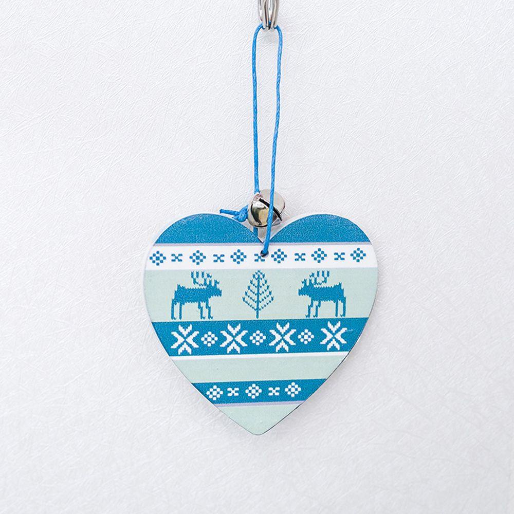 Set 3 Phụ Kiện Treo Trang Trí Giáng Sinh Bằng Gỗ Hình Ngựa Bập Bênh DIY