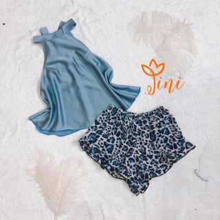 Đồ ngủ sexy lụa satin cao cấp - kiểu yếm gợi cảm