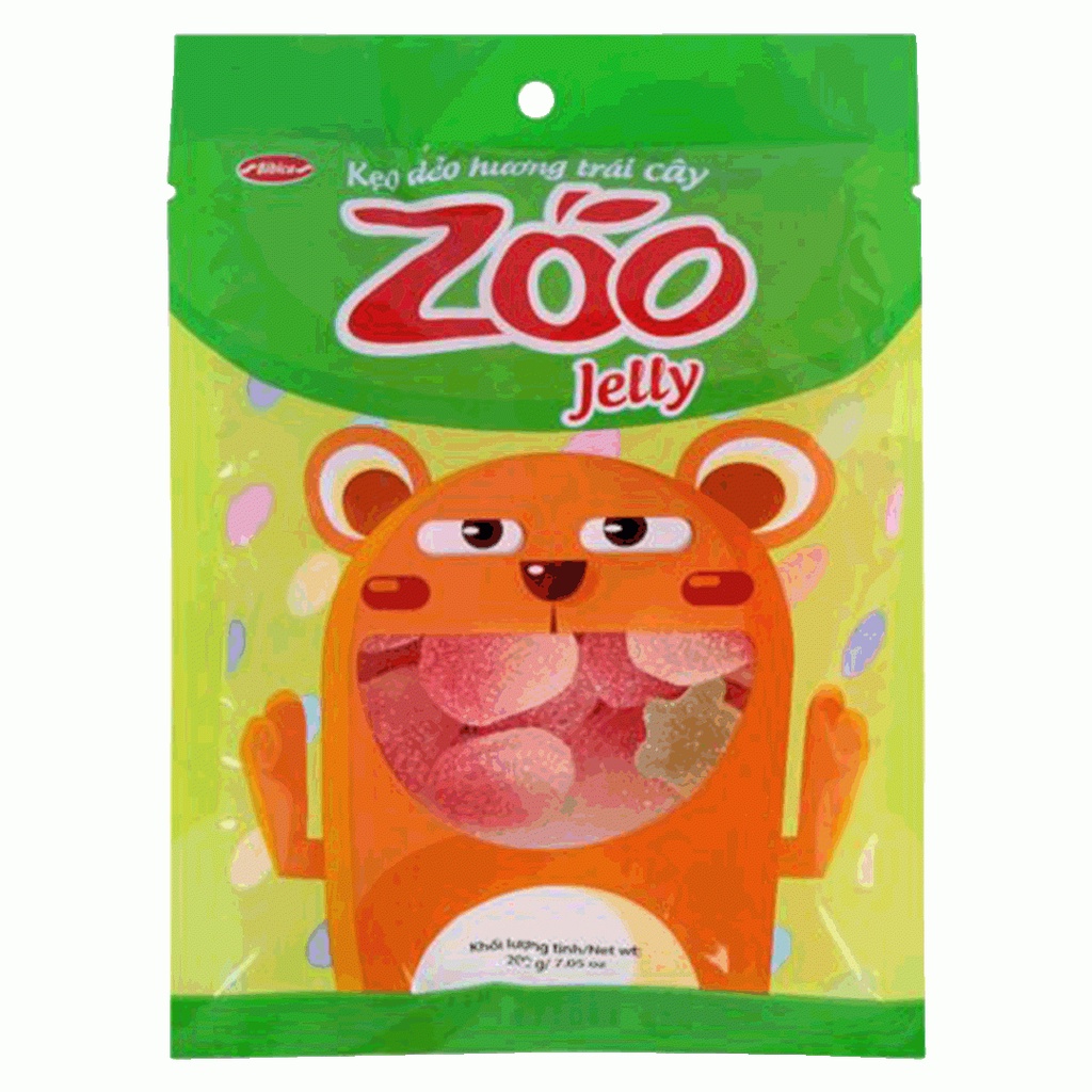 Kẹo Dẻo Zoo Áo Đường 200G