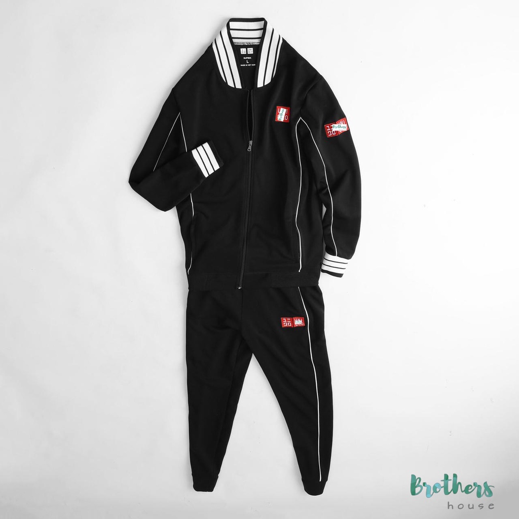 |Cao cấp| Đồ bộ thể thao U.n.i.qlo, vải cotton cực mát,lên dáng khỏi chê, nam nữ mặc cặp đẹp lắm nha