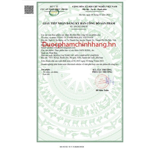 Japa Kids Hỗ Trợ Tăng Cường Tiêu hóa Giúp Ăn Ngon Miệng