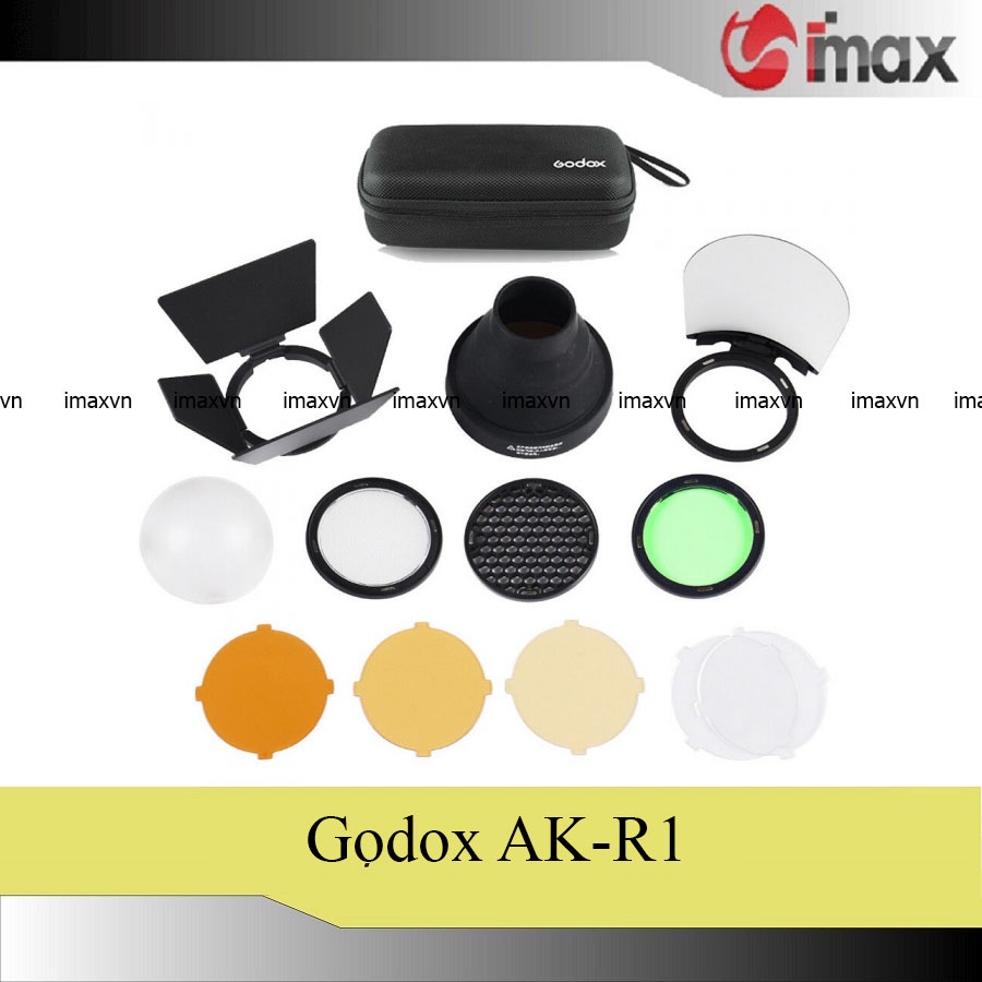 Bộ phụ kiện Godox AK-R1 cho đầu đèn flash tròn H200R, V1