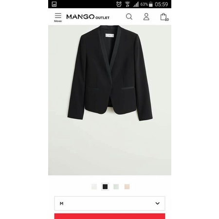 Áo Vest Mango auth đủ 4 màu - HXT kèm bill Nga