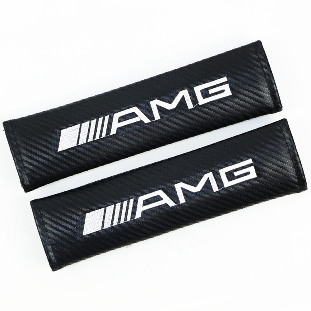 1 Cặp Đệm Bọc Dây Đai An Toàn Xe Hơi AMG