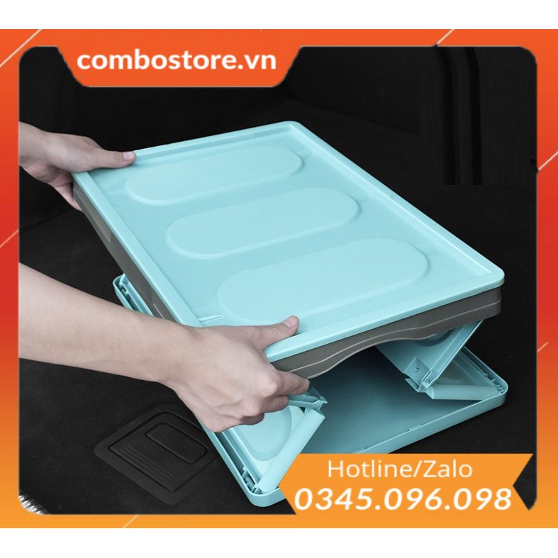 Thùng đa năng gấp gọn đựng đồ cho xe hơi- Loại Trung Cấp – Dung tích 30 Lít